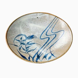 Earthenware Seto Ware Plate, Japan, 1960s
