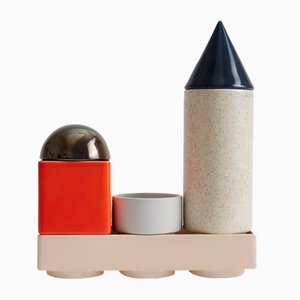 Stoviglie impilabili KNSTRKT di Studio Berg, set di 6