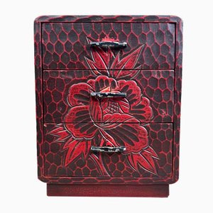 Meuble de Couture Kamakura Bori Haribako Vintage, Japon, 1970s
