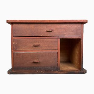 Small Japanese Tansu Chest of Drawers, 1920s
