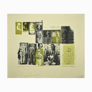 Sergio Barletta, Nude, Original Lithograph on Paper, 1970s