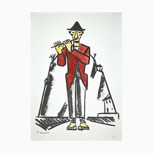 Pietro Morando, Piper, Original Lithograph, 1960s