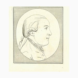 Thomas Holloway, Portrait, Original Etching, 1810