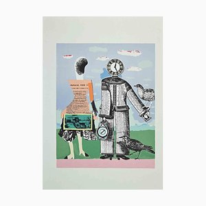 Franco Gentilini, Figures, Offset Print, 1970s