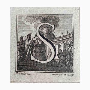 Old Master, Antiquities of Herculaneum: Letter S, Etching, 18th Century