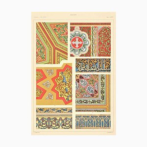 A. Alessio, Decorative Objects, Chromolithograph, Early 20th Century