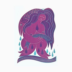 Axel Hartenstein, Creatures, Screen Print, Mid 20th Century