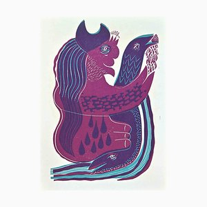 Axel Hartenstein, Creatures, Screen Print, Mid 20th Century