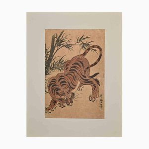 After Kitagawa Utamaro, Tiger, Screenprint, Mid-20th Century