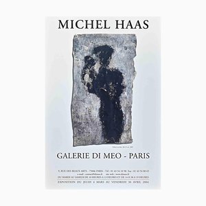 Vintage Exhibition Poster for Galerie Di Meo by Michel Haas, 2004