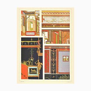 A. Alessio, Decorative Motifs: Roman, Chromolithograph, Early 20th Century