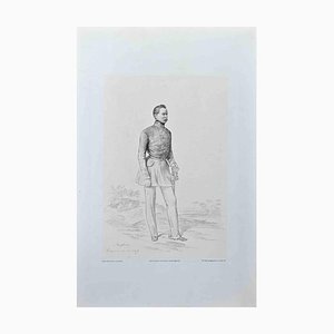 Denis Auguste Marie Raffet, Portrait, Lithograph, 19th Century