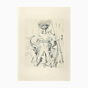 After Willem De Kooning, Woman in a Rowing Boat, Offset and Lithograph, 1985