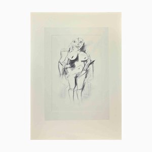 After Willem De Kooning, Woman Standing, Offset and Lithograph, 1985