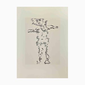 After Willem De Kooning, Trembling Woman, Offset and Lithograph, 1985