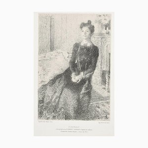 Ernest Laurent, Portrait of Woman, Lithograph, 1901