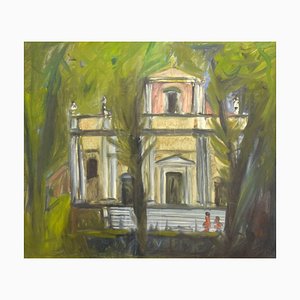 Nazareno Gattamenata, Landscape, Oil on Canvas, 1993