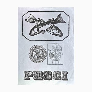 Sergio Barletta, Zodiac Sign Pisces, Offset, 1973