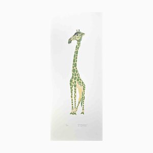 Alberto Mastroianni, Giraffe, Lithograph, 1970s