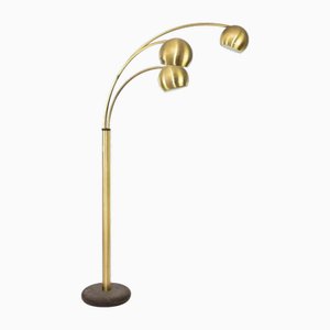 Lampadaire Vintage en Laiton attribué à Goffredo Reggiani, 1970s