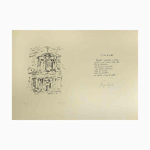 Orfeo Tamburi, Night Time, Lithographie, 1945