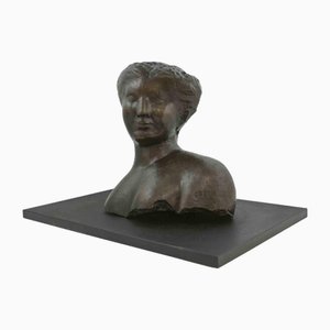 Emilio Greco, Bust of a Woman, Sculpture, Mid-20th Century