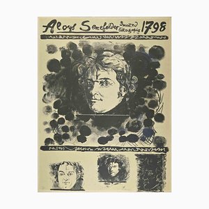 Graham Sutherland, Porträt, Lithographie, 20. Jahrhundert