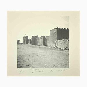 Bettino Craxi, Gate, Tunis, Photolithograph, 1996