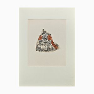 Utagawa Toyokuni II, Warrior, Woodcut, Late 19th Century