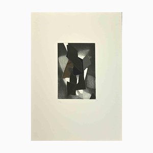 Hans Richter, Untitled, Etching and Collage, 1973