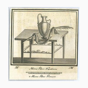 Old Master, Ancient Roman Fresco, Original Etching, 18th Century