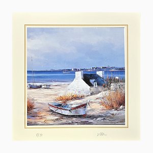 After Nicholas Verrall, Seascape, Lithograph, Late 20th Century