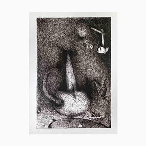 Martine Goeyens, Abstract Composition, Etching, Late 20th Century