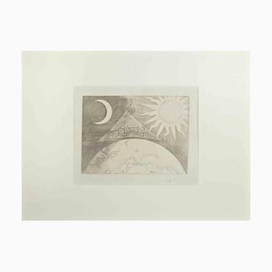 Giovanni Lanfranco, Genesis 1, Old Testament Story, Etching, 1607