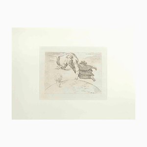 Giovanni Lanfranco, Genesis 5, Old Testament Story, Etching, 1607