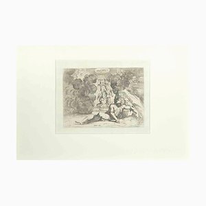 Giovanni Lanfranco, Genesis 28, Old Testament Story, Etching, 1607