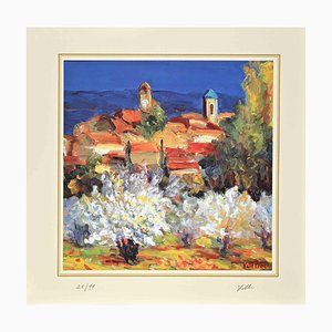 After Nicholas Verrall, The Village, Lithograph, Late 20th Century
