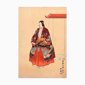 Tsukioka Kôgyo, Yokihi, Woodcut Print, 1923