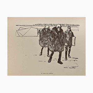 Hermann Paul, Le Retour Des Aviateurs, Print, Early 20th Century
