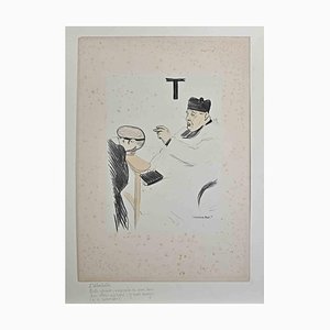 Hermann Paul, L'Absolution, Lithograph, 1905