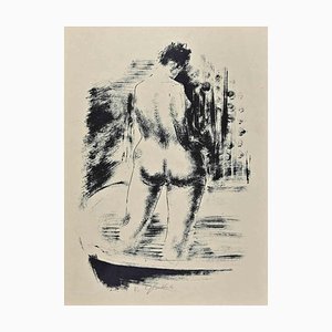 Nicolas Gloutchenko, Weiblicher Akt, Lithographie, 1928