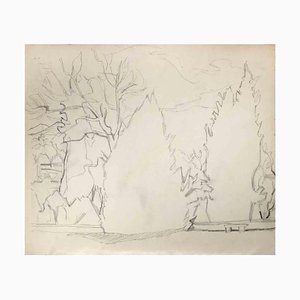 Reynold Arnould, Landscape, Drawing, Mid-20th Century