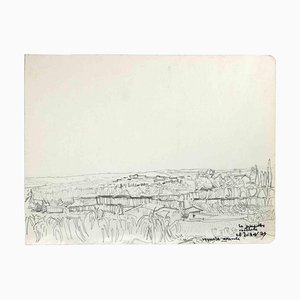 Reynold Arnould, Landscape, Drawing, 1979