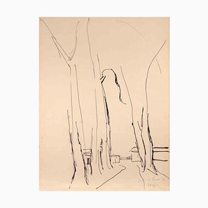 Reynold Arnould, Rue, Dessin, 1977