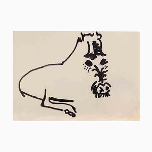 Reynold Arnould, Animal, Drawing, 1970