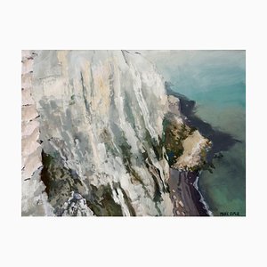 Frank Suplie, Dover/Nationalpark, Fanbay im Nebel, 2019, Tempera on Canvas