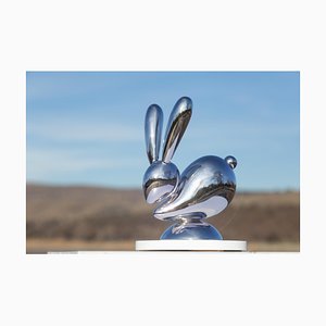 Erekle Tsuladze, Rabbit, 2020, Stainless Steel