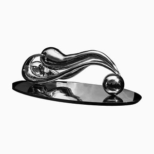 Erekle Tsuladze, Time Machine, 2018, Stainless Steel