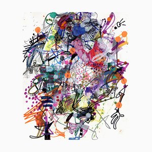 Michael Alan, Intimate Explosion, 2013, Mixed Media auf Papier