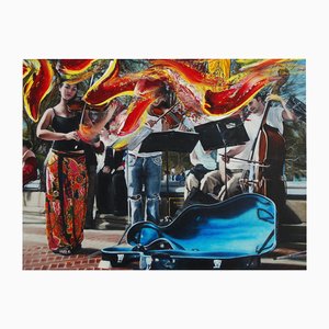 Maxwell Stevens, Autumn Leaves 1, 2020, Olio su tela